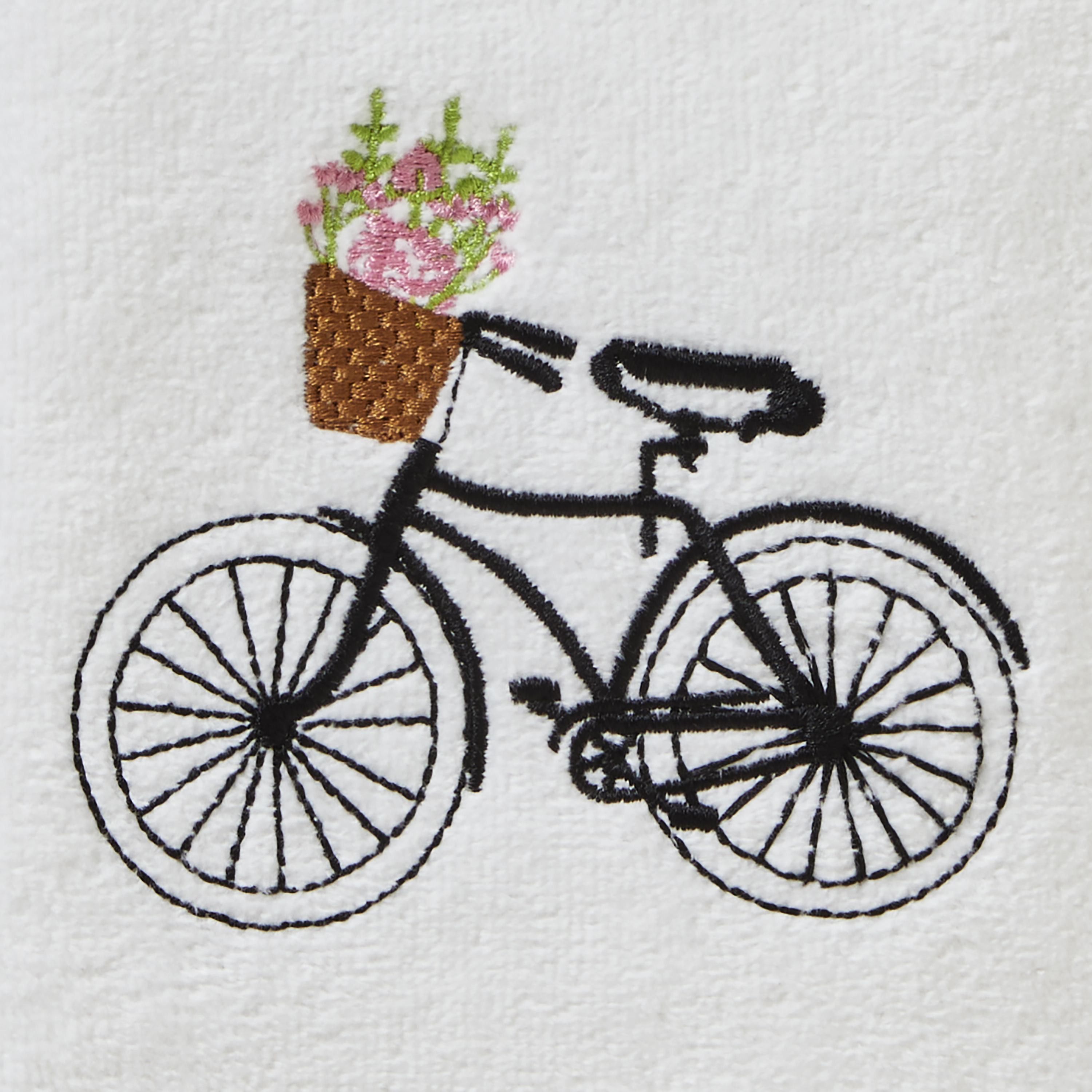 SKL Home Flower Basket Bike Hand Towel (2-Pack)