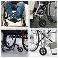 thumbnail image 5 of 2 Pcs Roue de Fauteuil Roulant 8 Pouces Flexible Roue Robuste Pièce de Fauteuil Roulant, 5 of 5
