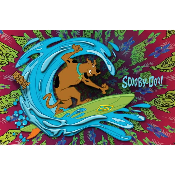 Scooby-Doo - Surf Wall Poster, 14.725" x 22.375"