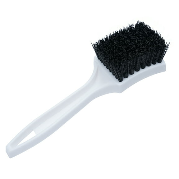 8.5" Carpet & Floormat Scrub Brush, Black Nylon - 8.5 Inch