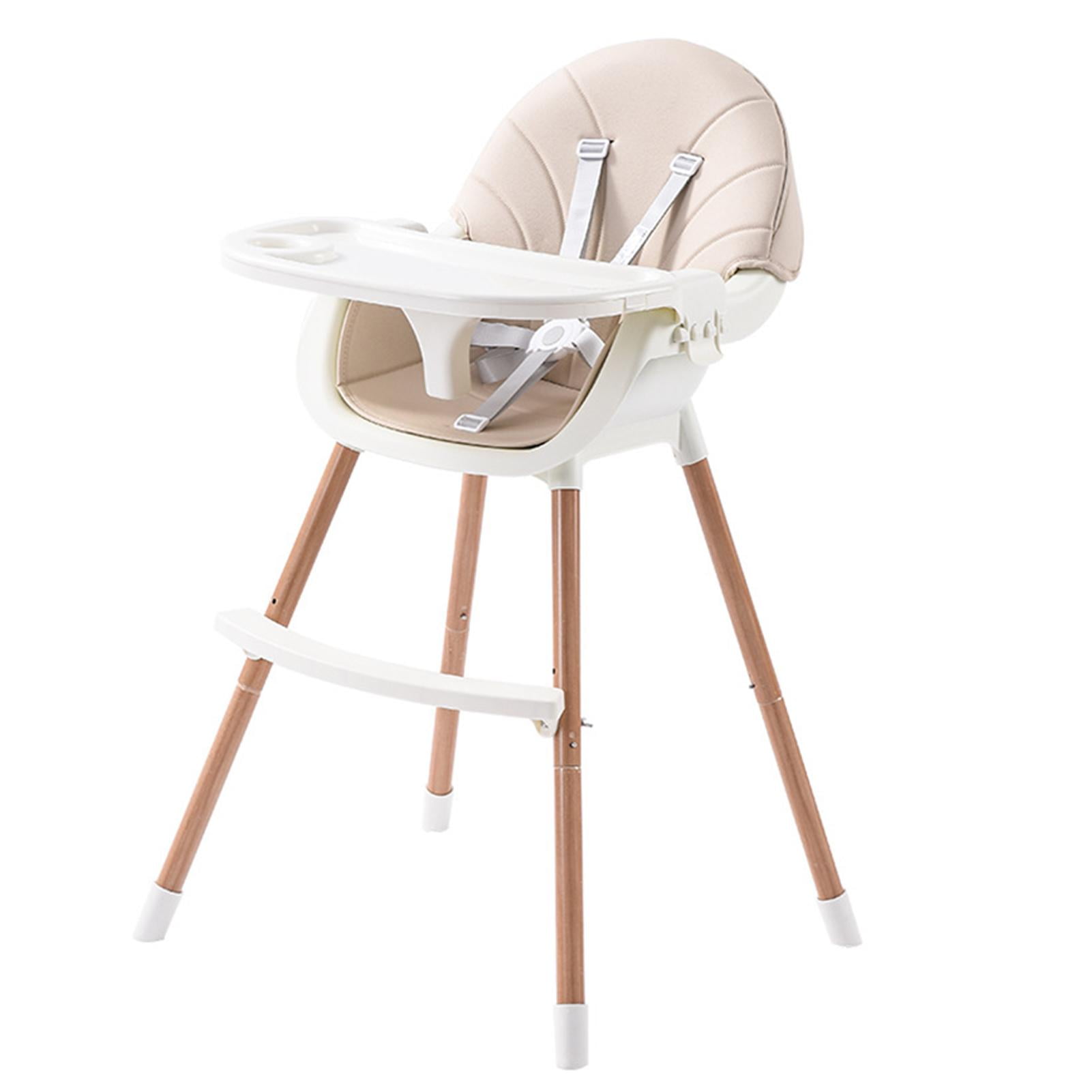 Baby High Chair with PU Cushion Removable Tray for Baby/Infants