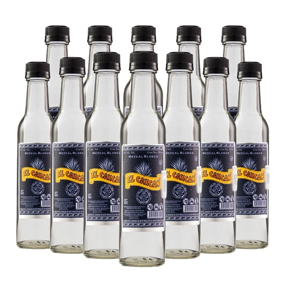 12 Pack Mezcal El Caxcan Blanco 250 Ml El Caxcan Mezcal Blanco