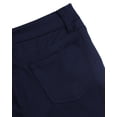 thumbnail image 4 of Beverly Hills Polo Club Girls' School Uniform Ponte Pants - 5 Pocket Wide Leg Flare Pants for Girls, 4-16, 4 of 5