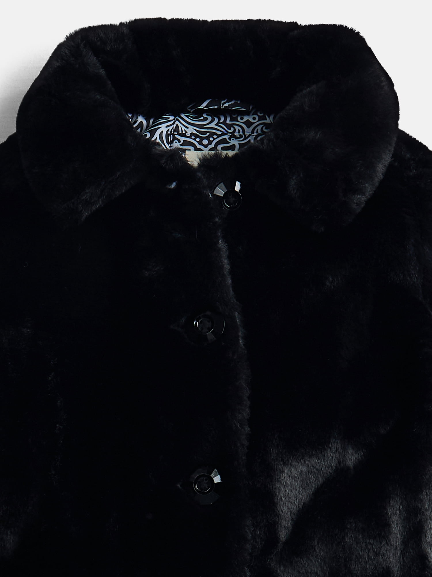 Jessica Simpson Girls Cropped Faux Fur Jacket, Sizes XS-XXL