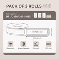 thumbnail image 2 of NIIMBOT 3 Rolls Labels for D11/D110/D101 Label Printer, Thermal Labels 0.55" x 2.37"(14 x 60mm) for DIY/Logo/Label/Barcode/Address Label/Stickers (White), 2 of 7