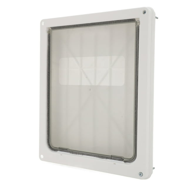 Puerta para Mascotas, Puerta Para Perros de 2, Puerta Interior Exterior Con Solapa para Gatos para recinto de Jaula para Mascotas, Puerta para Perros Silenciosa, Resistente