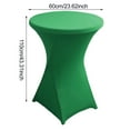 thumbnail image 6 of Cocktail Table Cover Design High Elastic Oil-Proof Universal Fit Simple Installation Round High Top Table Cloth, 6 of 8