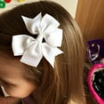 thumbnail image 3 of 40 Colors 4" Hair Bows Clips Girls Pigtail Bows Alligator Clips for Baby Girls Fine Hair Infants, 3 of 4