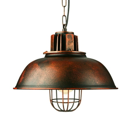 

TFCFL Industrial Rustic Ceiling Light Hanging Pendant Lamp Shade Fixture Indoor E27