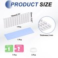 thumbnail image 2 of Uxcell M.2 2280 Nvme SSD Heatsink, Radiator Cooler Aluminum Heat Sink Cooling Fin with Thermal Pad/Tape/Rubber Ring Silver 70x22x3mm 1, 2 of 7