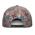 thumbnail image 4 of Ethnic Retro Unisex Baseball Cap - Colorful Hippie Tribal Print Adjustable Snapback Hat, Minimalist Curved Brim Sun Hat for Outdoor Sports, Beach, Streetwear Fashion, 4 of 7