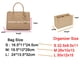 thumbnail image 4 of Para Galleria Saffiano Bolsa interior Bolsa de almacenamiento Forro grande Mediano y pequeño, Organizador de insertos de bolso con bolsillo con cremallera, 4 of 5