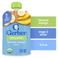 thumbnail image 3 of (6 pack) Gerber 2nd Foods, Organic Banana Mango, 3.5 oz Pouch, 3 of 16