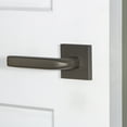 thumbnail image 2 of Viaggio Qadmhmbll_Dd Quadrato Hammered Solid Brass Non-Turning Two-Sided Dummy Door Lever, 2 of 7