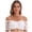 White, variant on HNMKIU Germany Oktoberfest Women's Dirndl Dress Short Sleeve for Stage Performance and Events Stylish Festival Wear