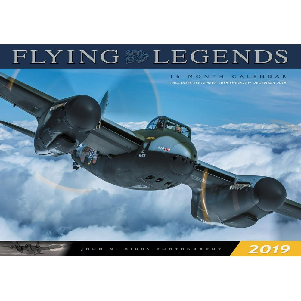 Flying Legends 2019 16Month Calendar September 2018 Through