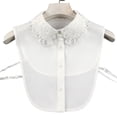 thumbnail image 1 of Hmwy-embroidery Fake Collar Detachable Blouse Lace Frame Half Shirts, 1 of 1
