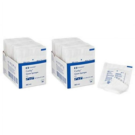 Covidien 1806 Sterile Guaze 2 In X 2 In (2 Packs of 100)