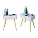 thumbnail image 2 of Juego De Buros Hogare Marsella Mesas De Noche Blanco, 2 of 6