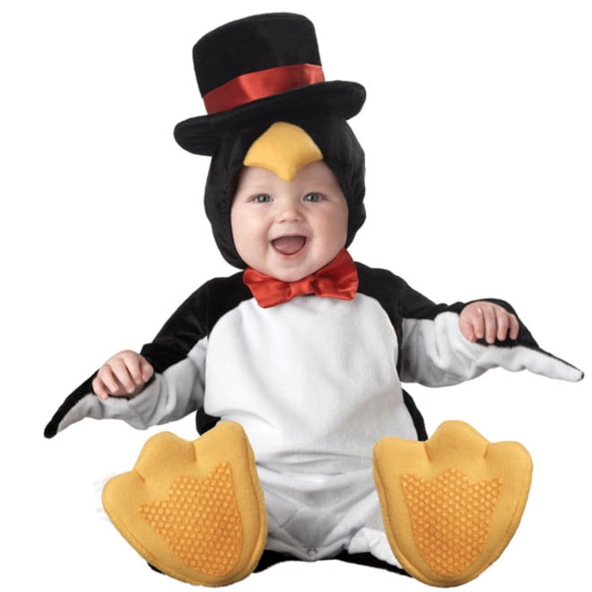 Baby Playful Penguin Baby Bird Animal Tuxedo Halloween Costume 