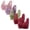 Pink, variant on Bras for Women Front Closure Compression Bra for Women 5-Pack Supportive Bras Wireless Underarm Smoothing Retro Full Coverage Brassiere Solid Embroidered Underwear for Lady Athletic XXXL Red