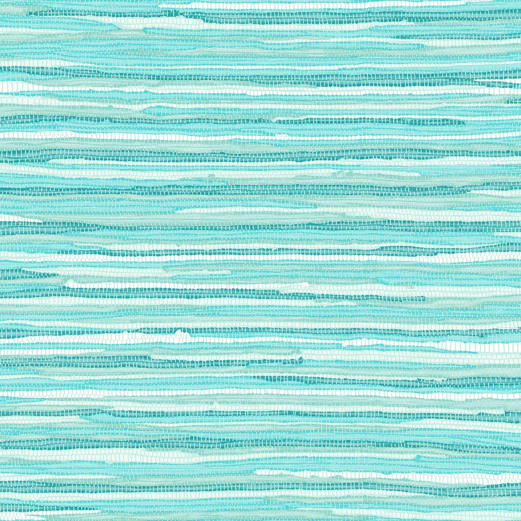 ESTA Home Cabana Turquoise Faux Grasscloth Wallpaper