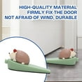 thumbnail image 6 of XIBUFE Not Easy Tip Over Rubber Door Stopper Green, 6 of 7