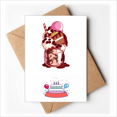 thumbnail image 1 of Cake Biscuit Chocolate Ice Happy Birthday Greeting Cards Envelopes Blank, 1 of 3