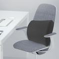 thumbnail image 3 of BALAHAPY 1Ud Cojín Lumbar Negro Respirables Para Oficina Y Hogar Con Desmontable Y Soporte Ergonómico, 3 of 5