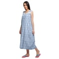 thumbnail image 4 of Moomaya Printed Round Neck Nursing Sleepwear For Women Cotton Night Gown, 4 of 6