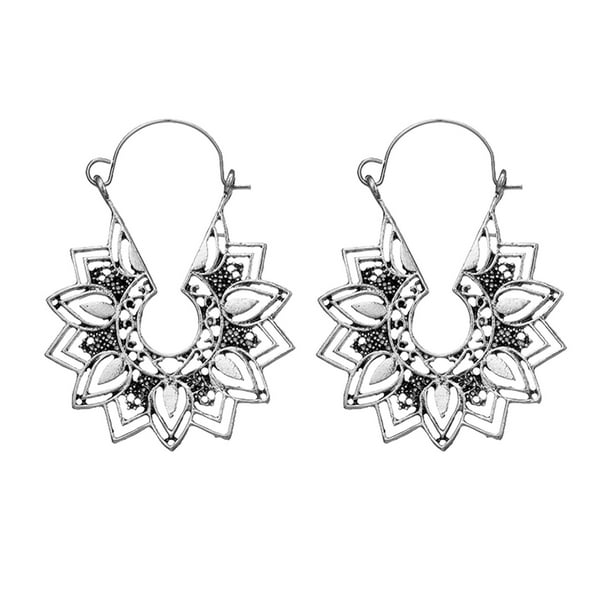 Vintage Drop Boho Pendientes Pendientes Esmalte Joyería Étnica Mujeres Pendientes Pendientes