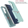 thumbnail image 5 of For Samsung Galaxy S25 FE Case, Shockproof Heavy Duty Rugged Phone Case for Samsung Galaxy S25 FE, Tekcoo Military Grade Protection Dual Layer Sturdy Durable Cover Cute Bumper - Mint, 5 of 8