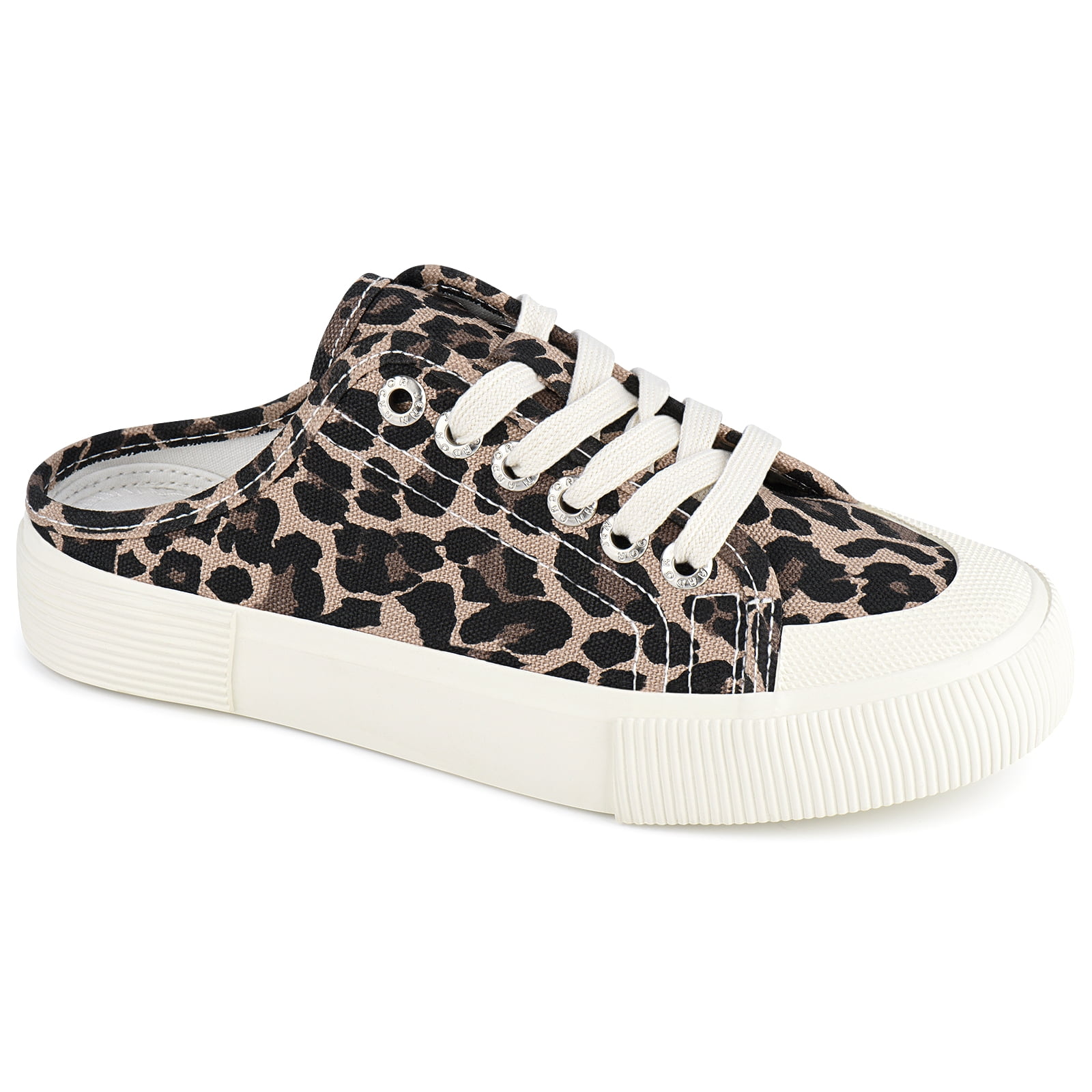 JENN ARDOR Women Canvas Backless Slip On Mules Shoes