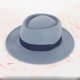 thumbnail image 1 of Otoño e invierno, sombrero de lana de ala ancha de moda simple europeo y americano, sombrero de lana de fieltro informal para compras, 1 of 6