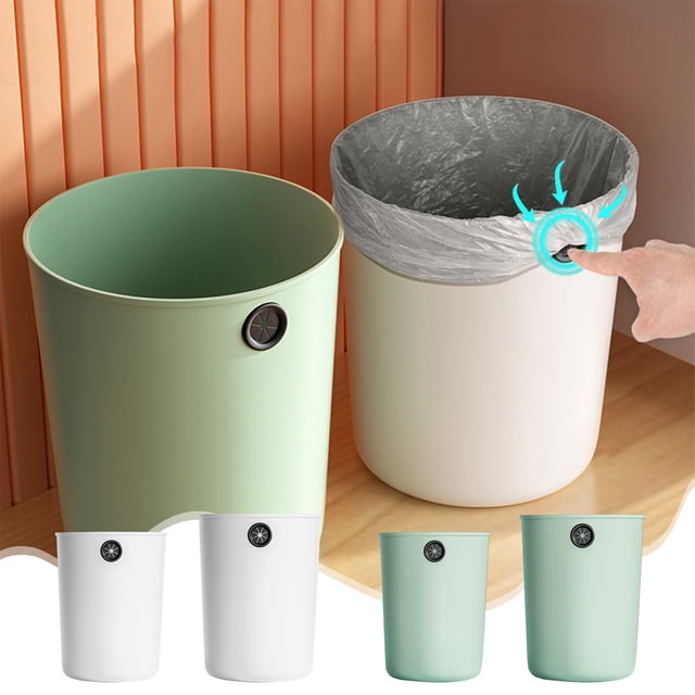 XWSHYW Cubo de Basura Bote de Basura Desmontable Bote de Basura Domestico con Anillo de Presión