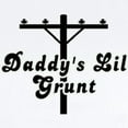 thumbnail image 2 of CafePress - Daddy's Lil Grunt Infant Bodysuit - Baby Light Bodysuit, Size Newborn - 24 Months, 2 of 4