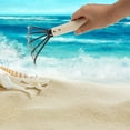 thumbnail image 2 of Miangastore 2pcs Carbon Steel Clam Rake with Net Oyster Shell Digging Tool Rake Tool, 2 of 8