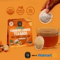 thumbnail image 5 of FGO Turmeric Ginger Tea, Organic, Eco-Conscious Tea Bags (20 Count), 5 of 6