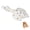 White with Multicolor Speckles, variant on Deeow ETPU Dog Chew Toy, Floating Fetch Toy for Medium & Large Dogs, Textured Dental Toy for Pool Beach Outdoor Water Play