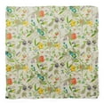 thumbnail image 4 of Bimba Green Leaf Floral Printed Pure Silk Scarf Neck Wrap Summer Hair Bandanas For Women 40 x 80 Inches, 4 of 6