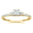 thumbnail image 5 of Classic Moissanite Bridal Set Engagement Ring 1.50 Carat on 10k White Gold, 5 of 5