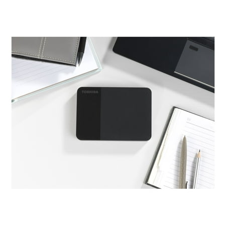 Toshiba - Canvio Ready 2TB External USB 3.0 Portable Hard Drive - Black