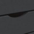 thumbnail image 5 of vidaXL Armoire Roulante avec Tiroirs Gris Mousse Bois Massif Pin, 5 of 5