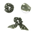 thumbnail image 3 of Unique Bargains 1 Pc Grace Rabbit Ears Hair Ties Hair Bands Army Green, 3 of 5