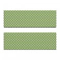 thumbnail image 2 of Green Bench Cushion Set of 2, White Polka Dots on Green Backdrop Classic Simplistic Pattern Design Print, Standard Size Foam Pad and Decorative Cover, Olive Green and White, by Ambesonne, 2 of 4