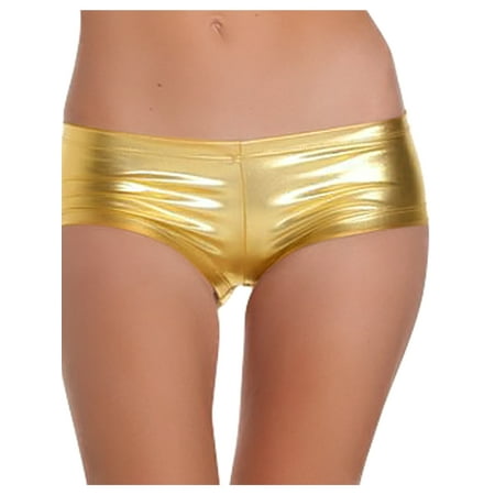 

Agnes Orinda Women s PU Panty Club Party Mid Rise Boy Short Underwear