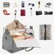 thumbnail image 2 of Bolsa de viaje tipo duffle Ytonet convertible para ropa, resistente al agua, color gris, 2 of 6