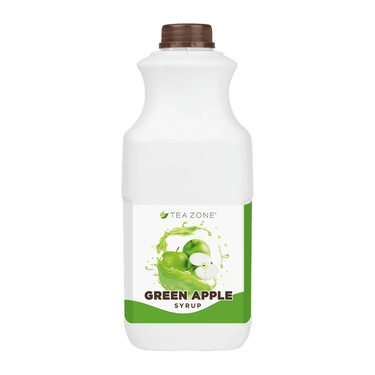 Tea Zone Green Apple Syrup (64oz) - Walmart.com