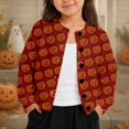 thumbnail image 5 of JAJAHO Toddler And Kids Girls Cardigan Halloween Open Front Button Down Jacket 1-8Y, 5 of 6