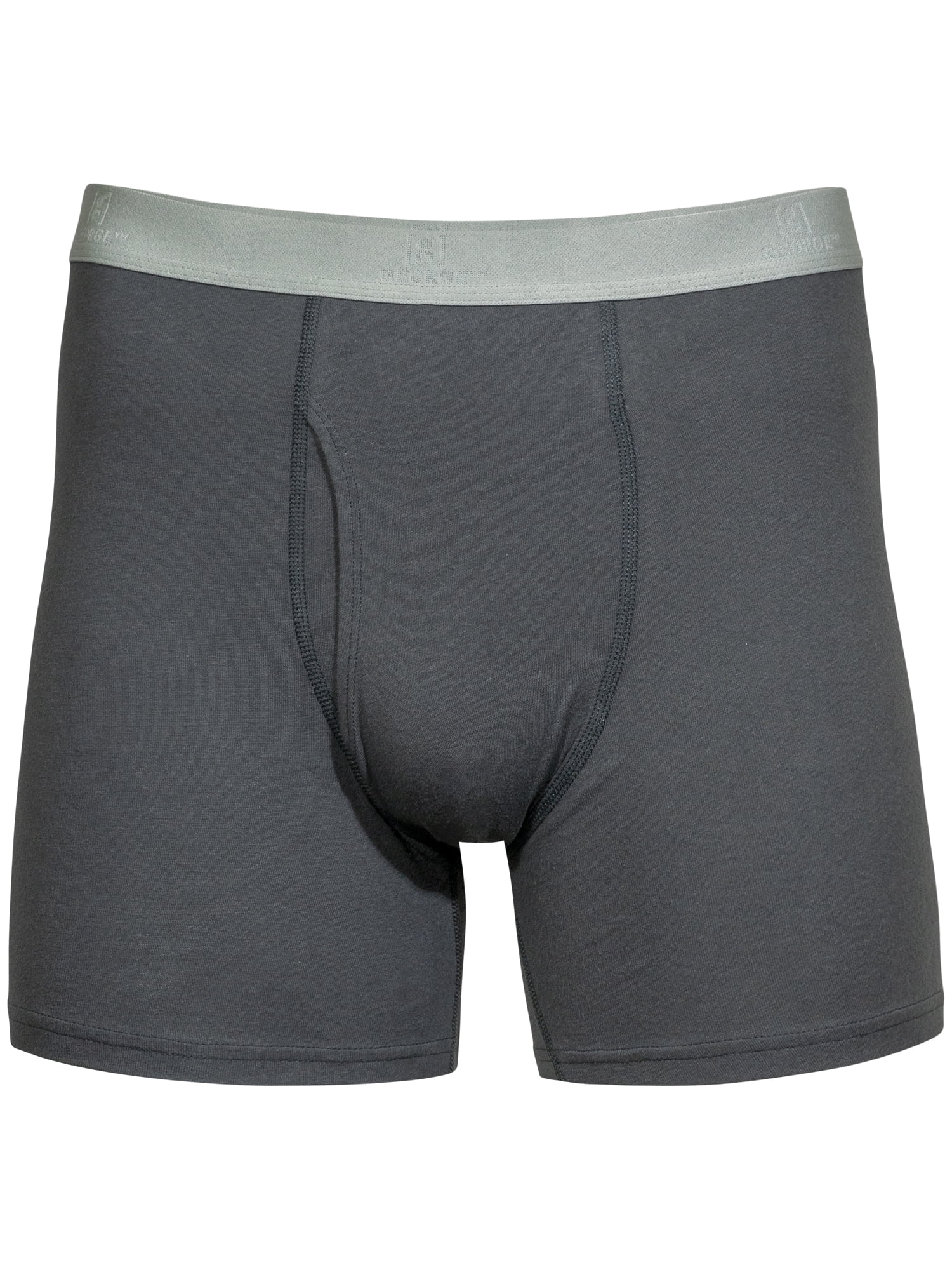 George Men's Cotton Stretch Boxer Briefs, 6-Pack